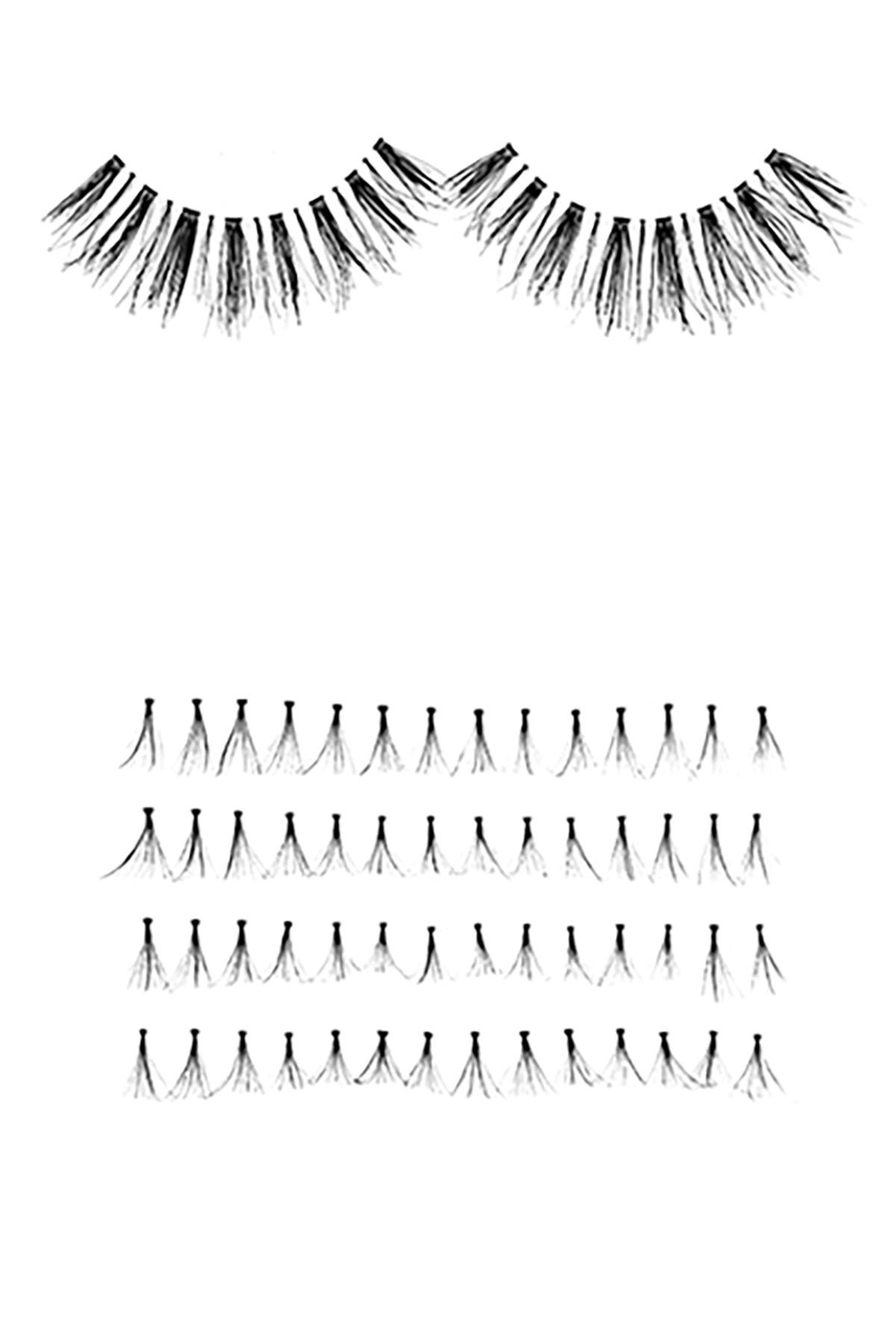 Flare Medium Black Eyelashes