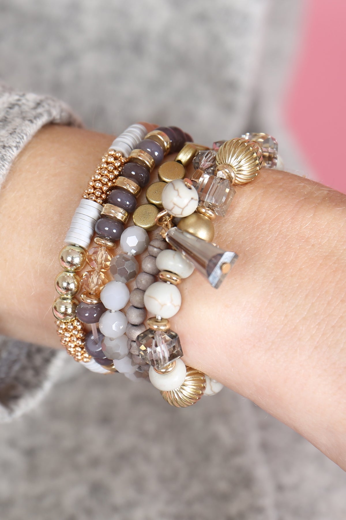 Multibeads Stretch Bracelet