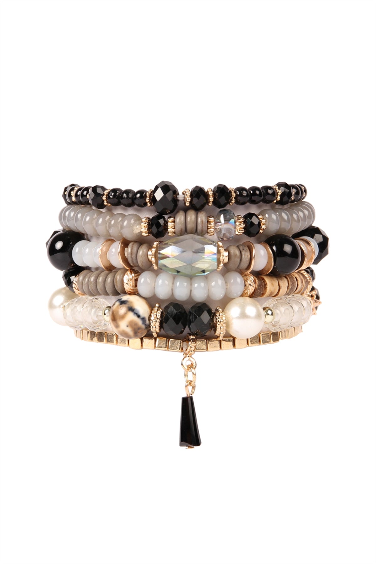 Multi Stone Beads Stackable Bracelets