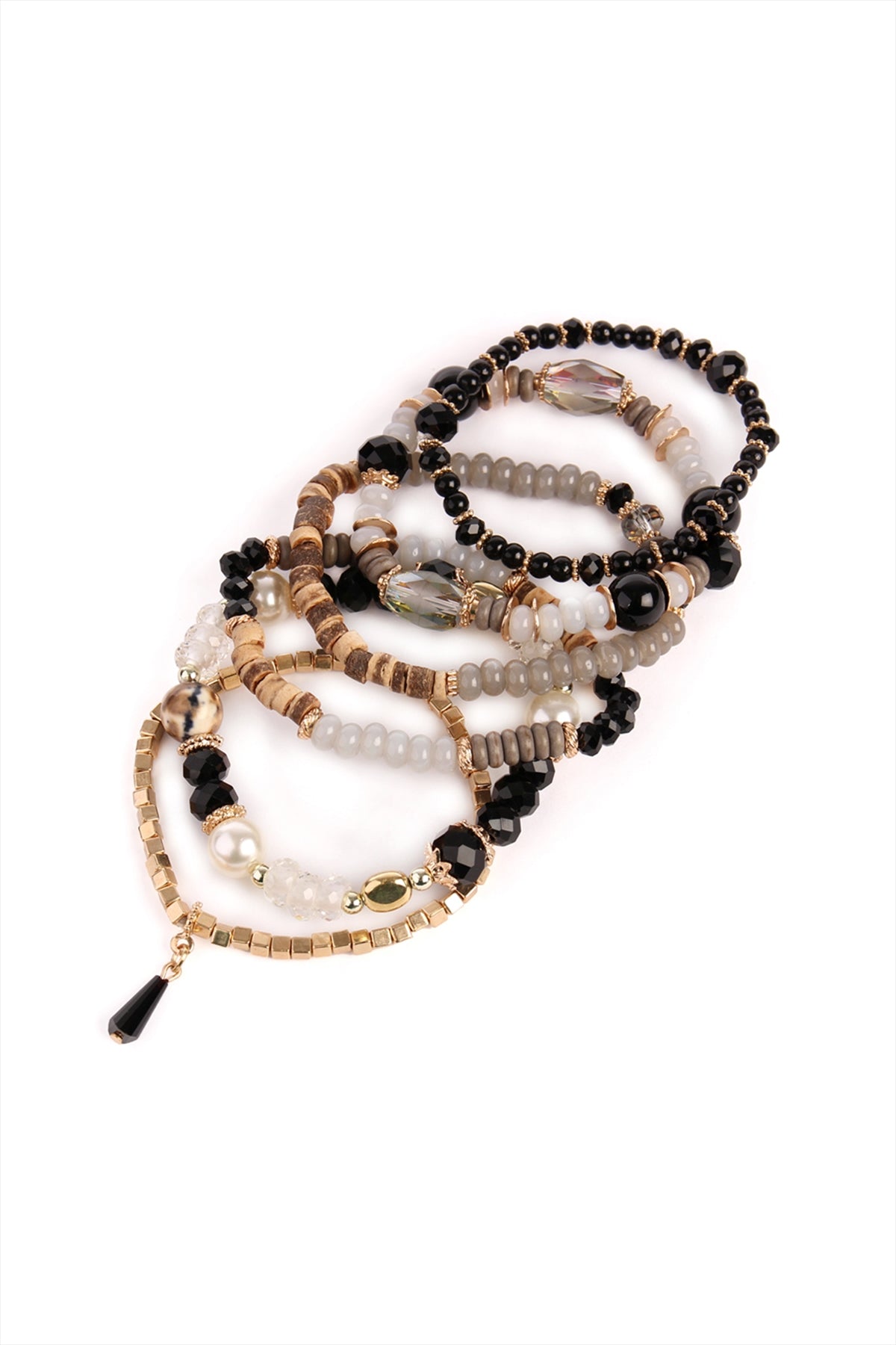 Multi Stone Beads Stackable Bracelets