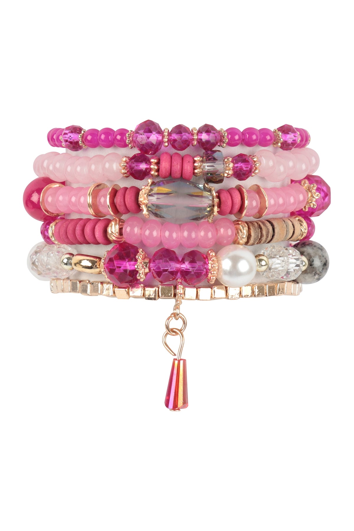 Multi Stone Beads Stackable Bracelets