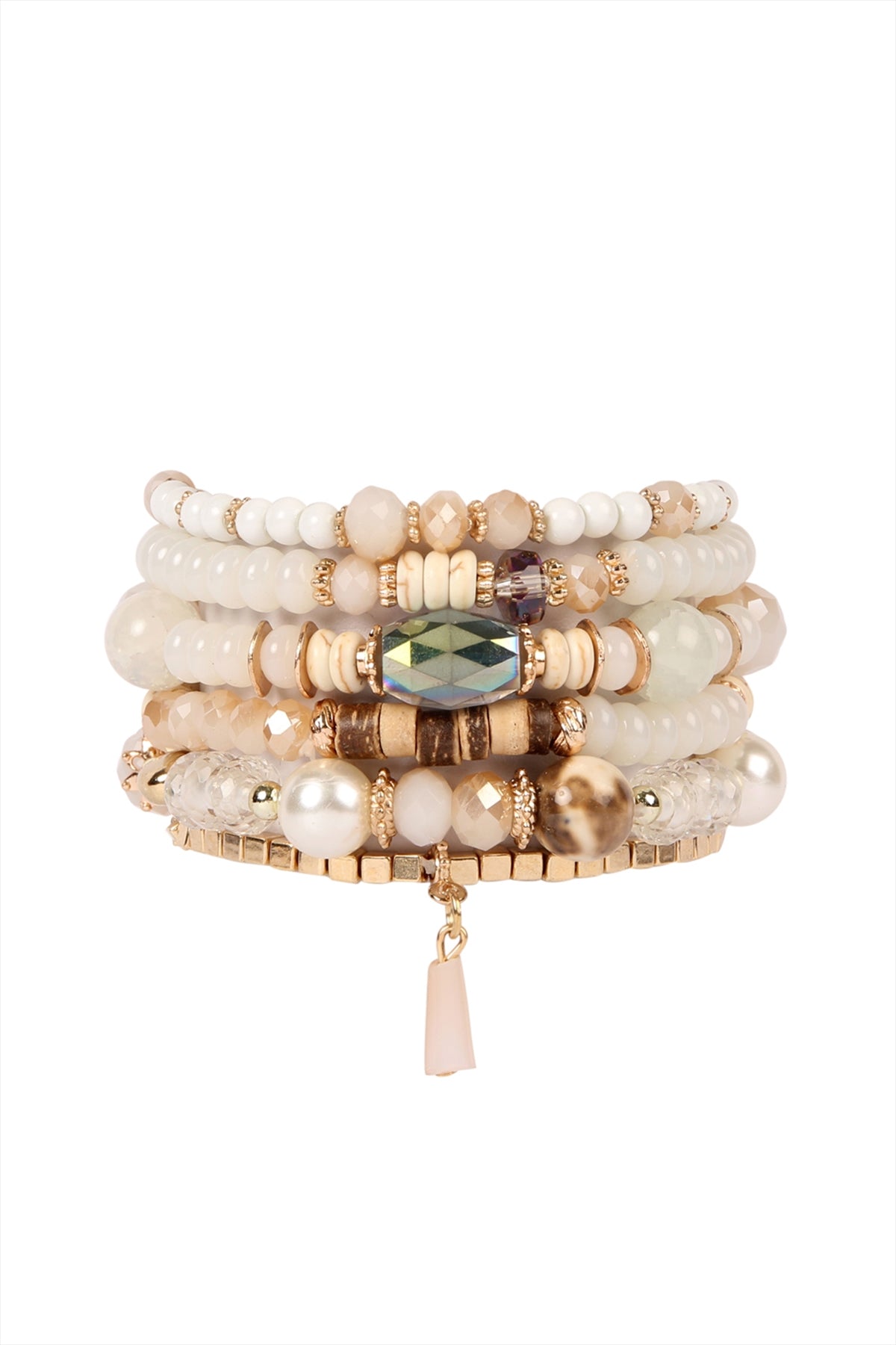 Multi Stone Beads Stackable Bracelets