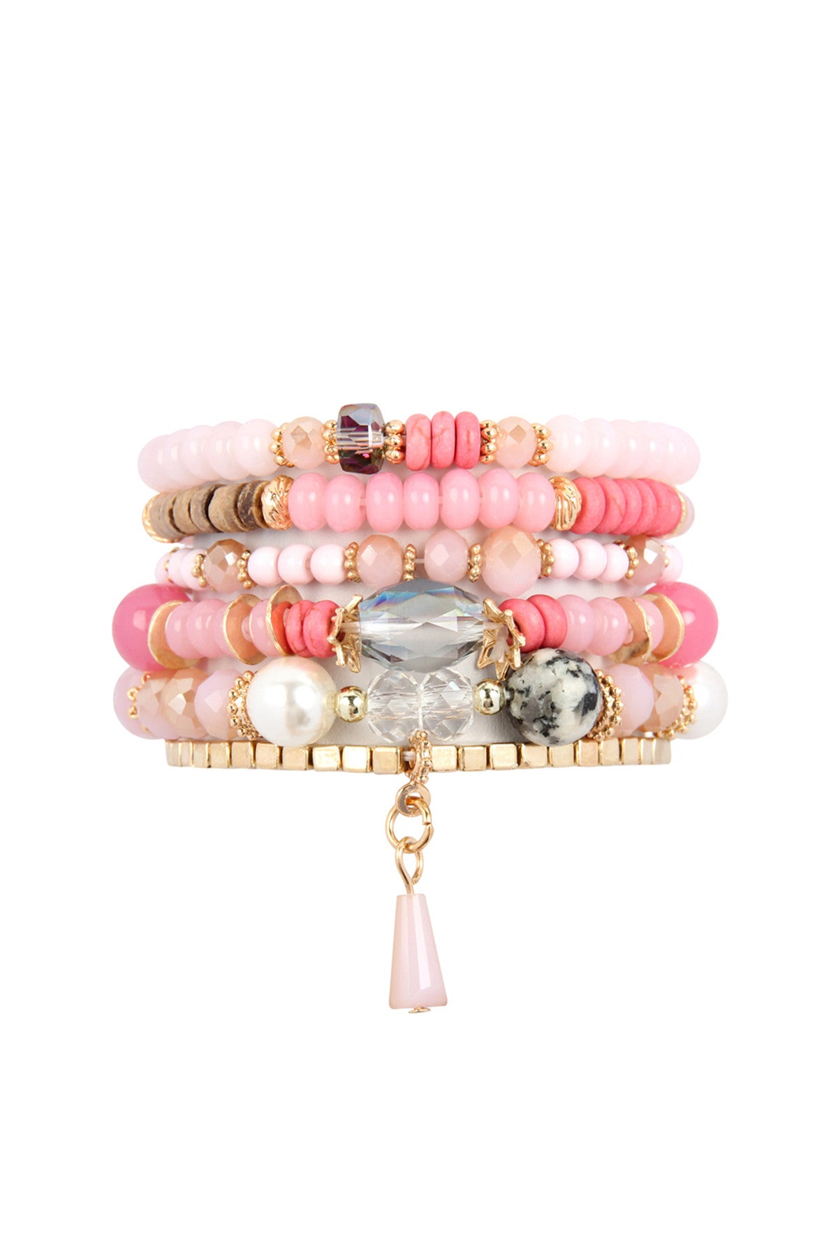 Multi Stone Beads Stackable Bracelets