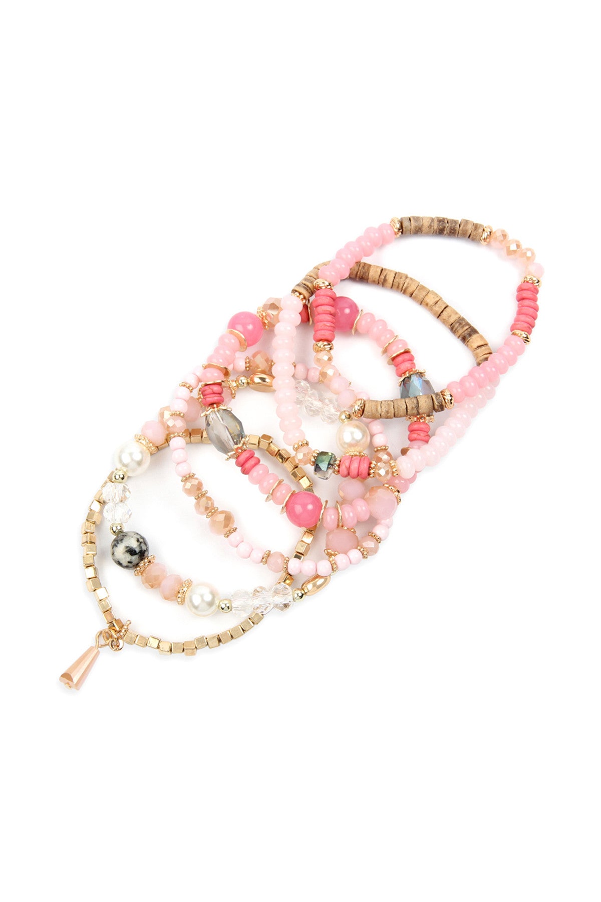 Multi Stone Beads Stackable Bracelets
