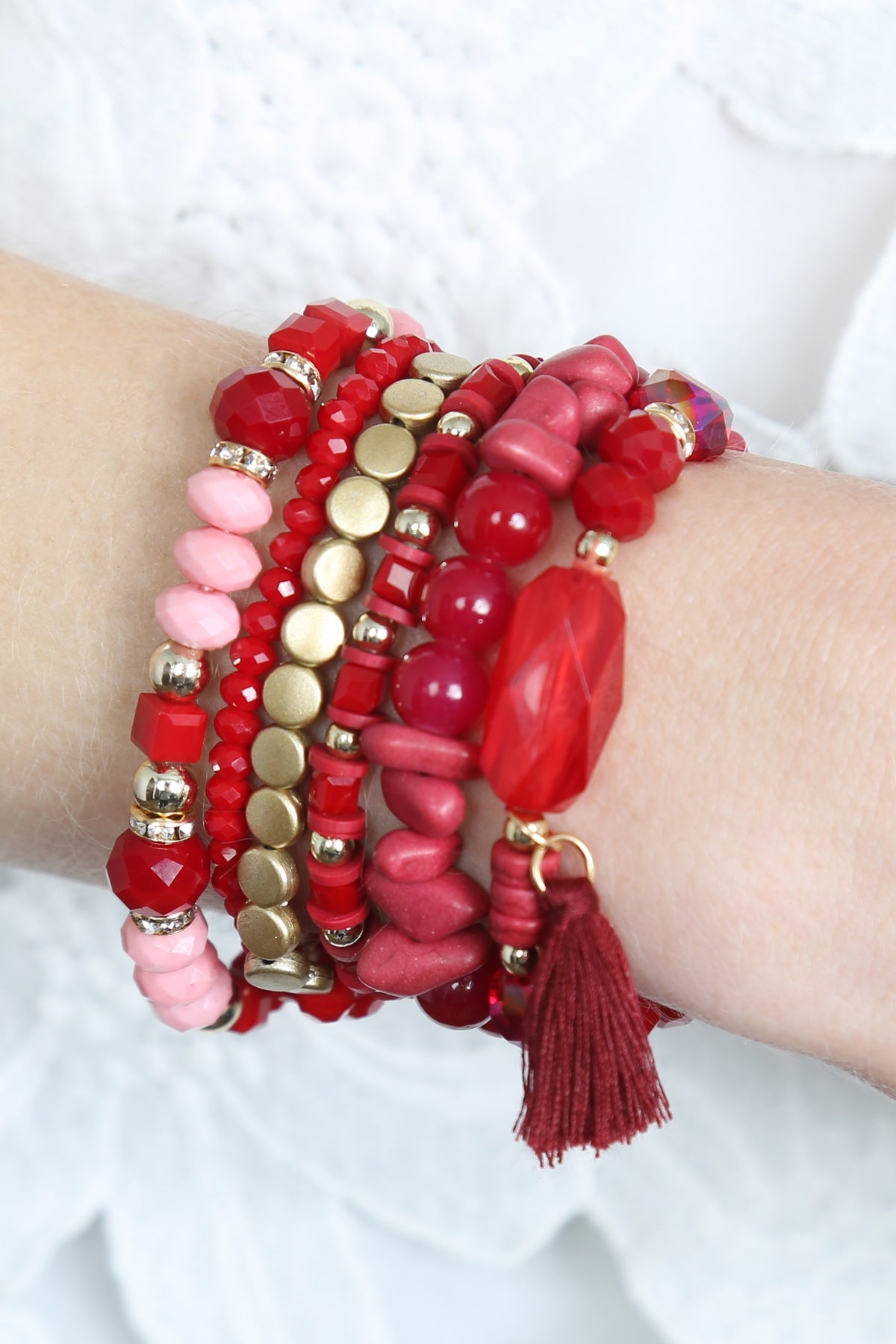 Boho Charm Tassel Bracelet