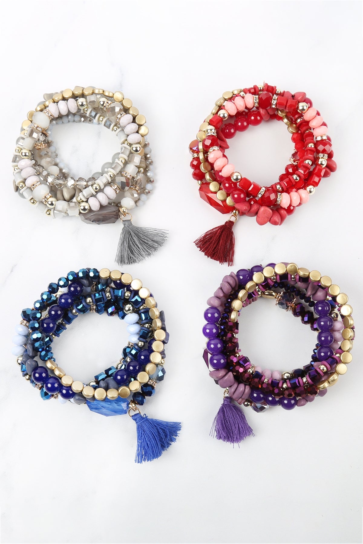 Boho Charm Tassel Bracelet