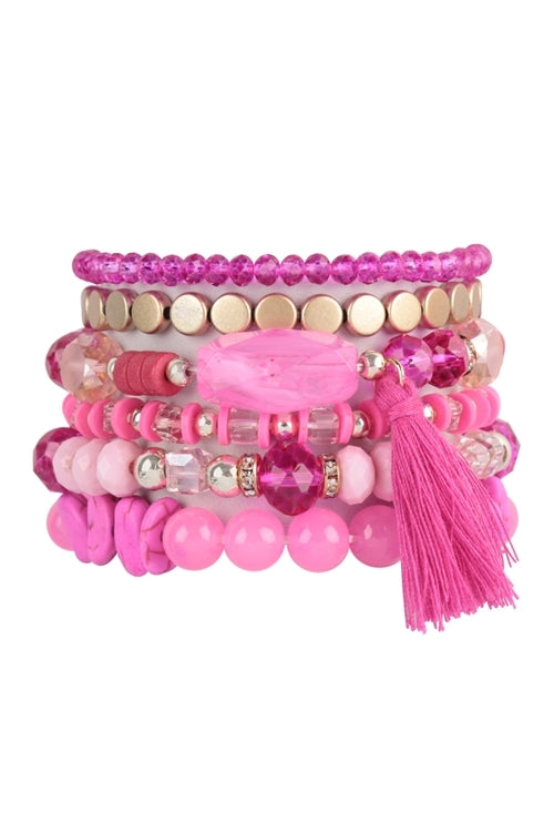 Boho Charm Tassel Bracelet