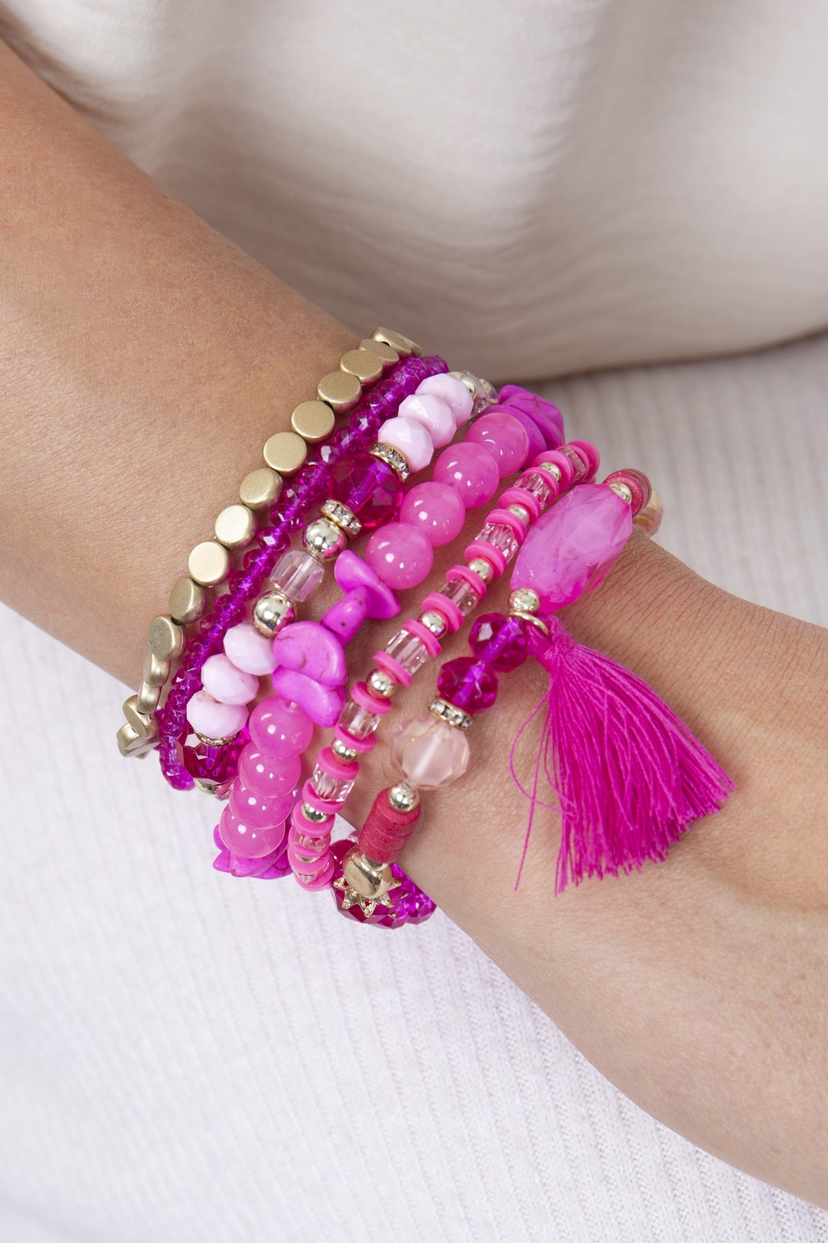 Boho Charm Tassel Bracelet