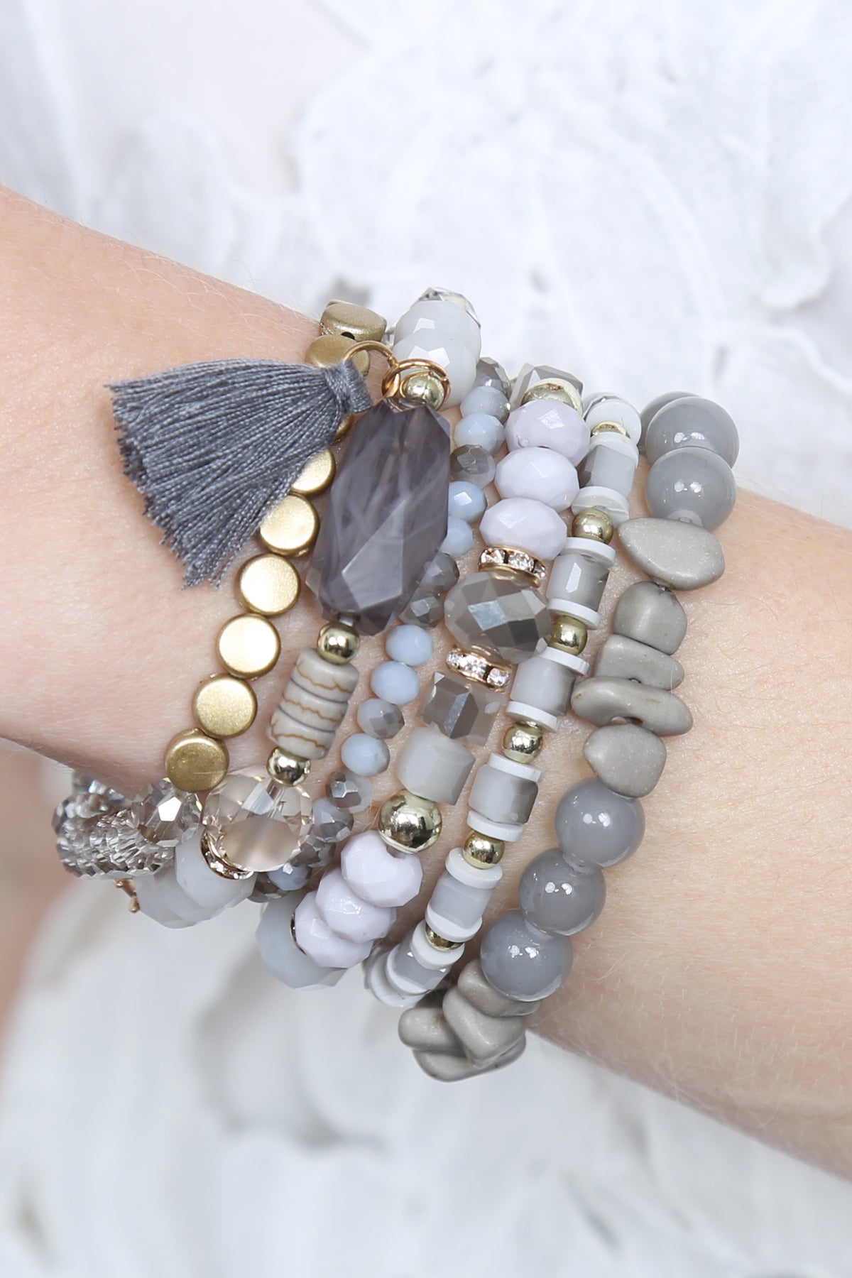 Boho Charm Tassel Bracelet