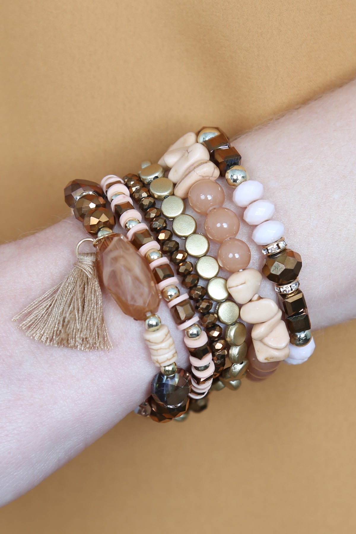 Boho Charm Tassel Bracelet