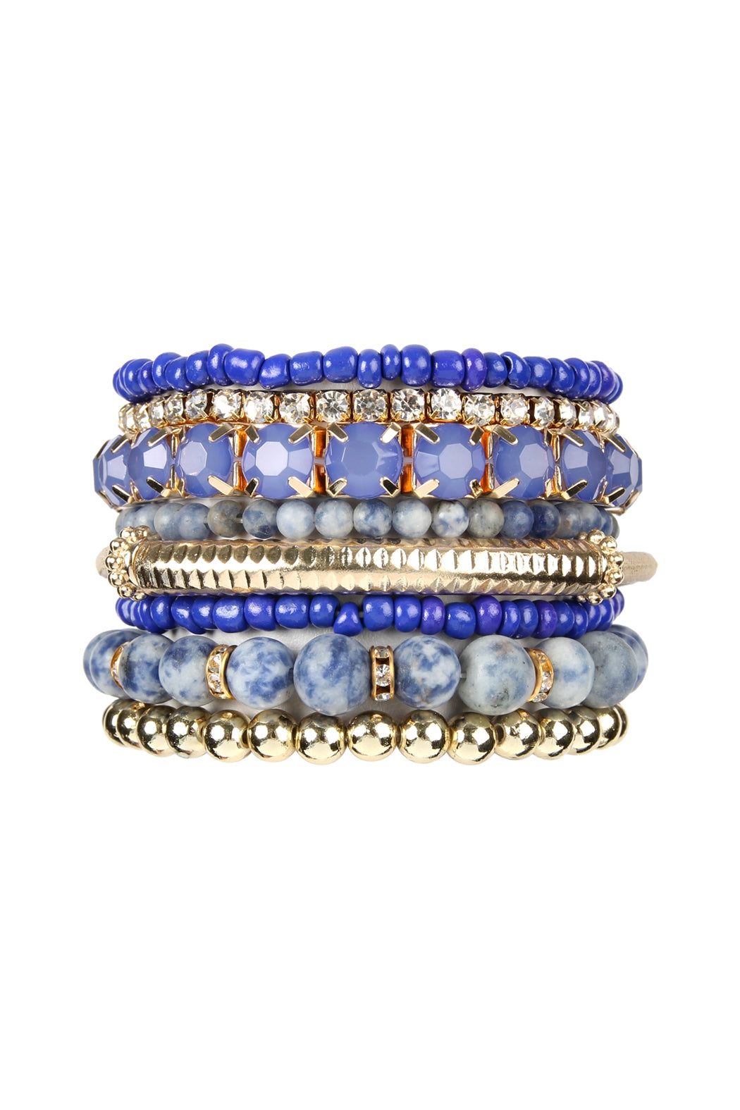 Regular Size Stack-able Beads Bracelet Set