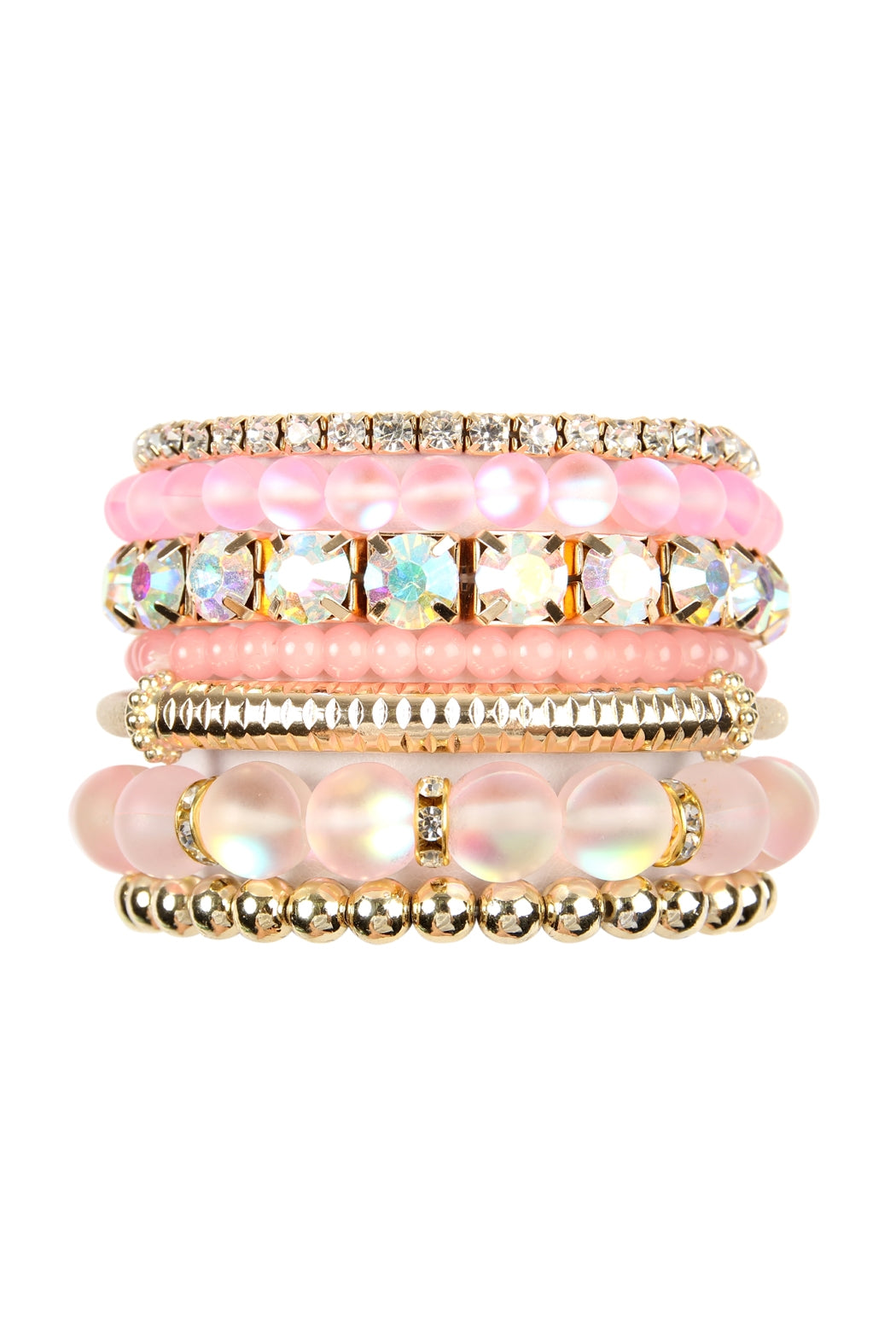 Mermaid Glass Stretch Bracelet Set
