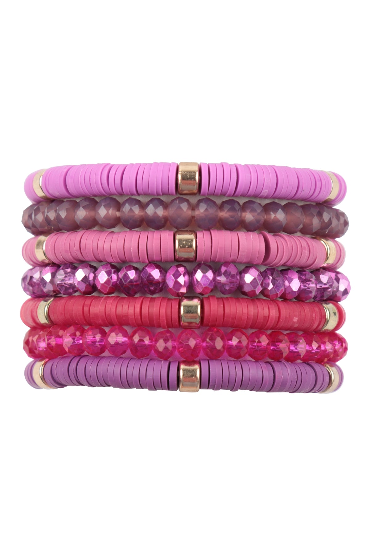 Multi Line Ring Beaded Bracelet