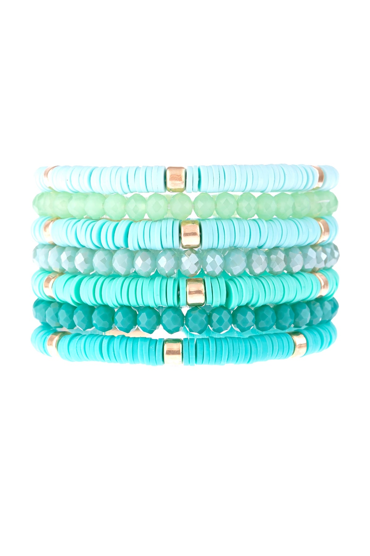 Multi Line Ring Beaded Bracelet