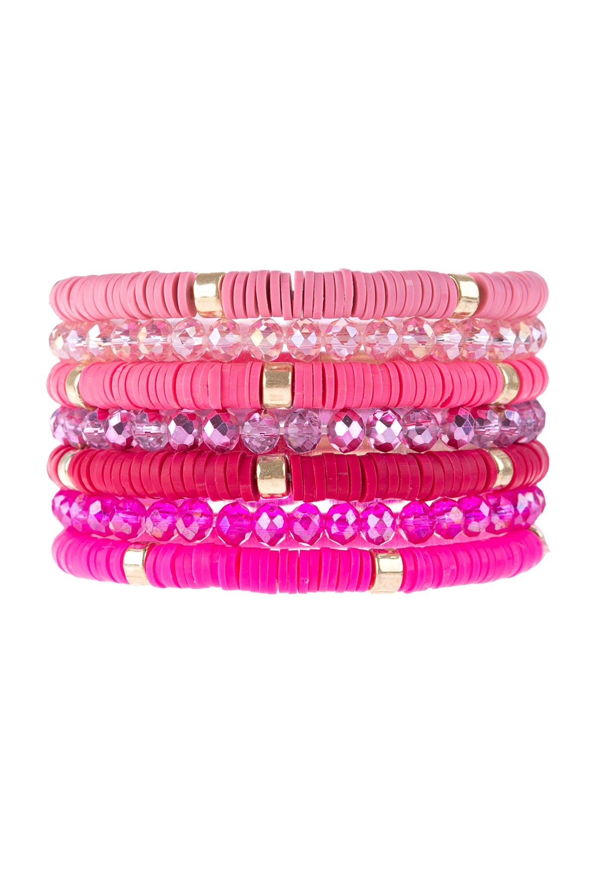 Multi Line Ring Beaded Bracelet
