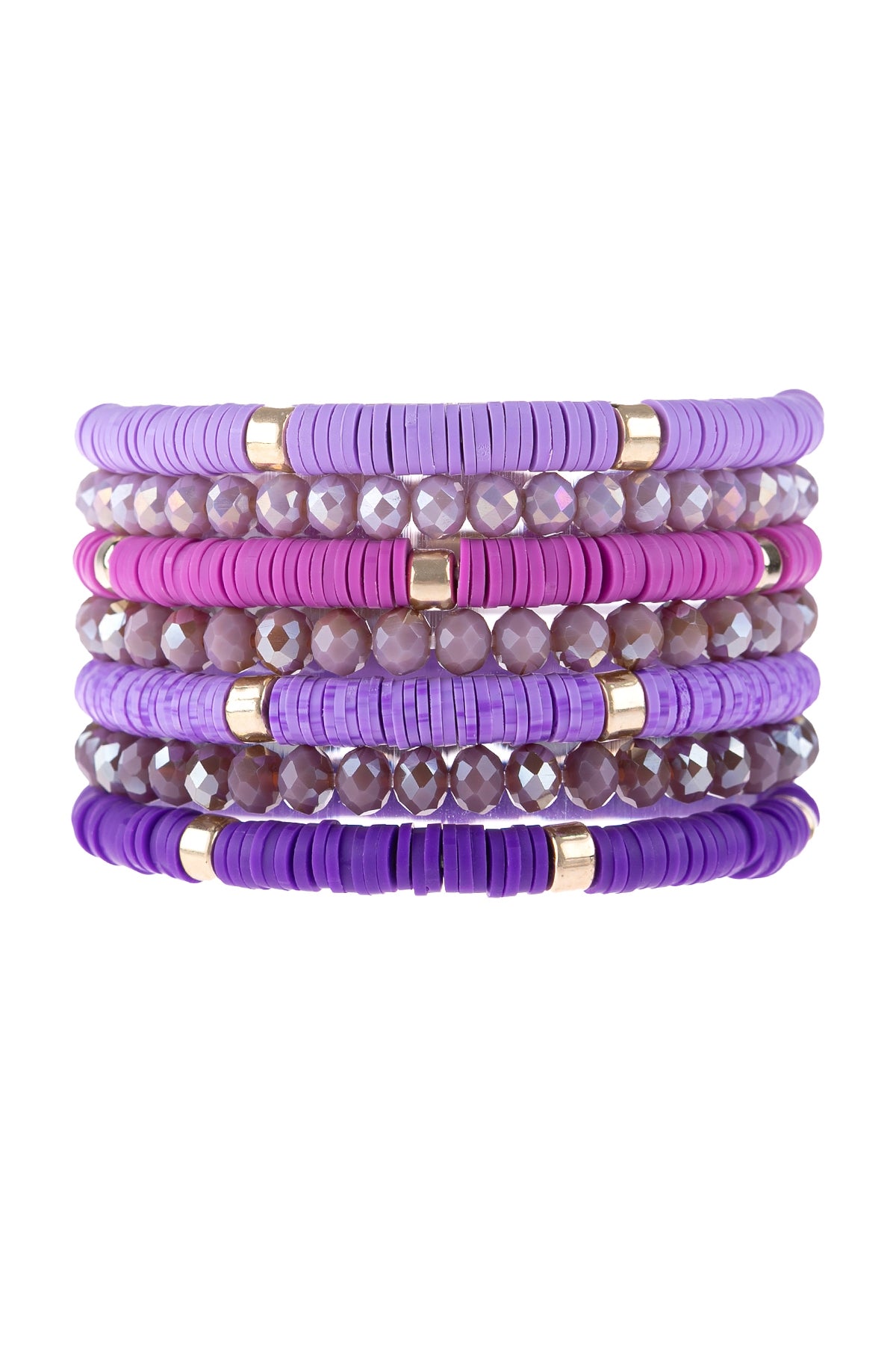 Multi Line Ring Beaded Bracelet