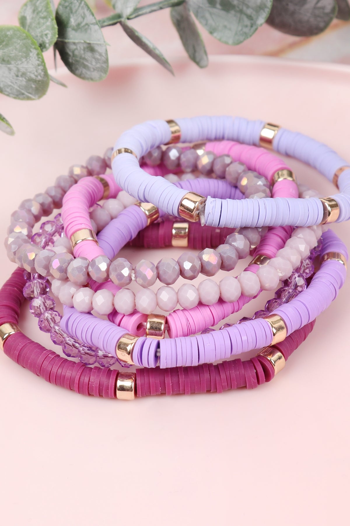 Multi Line Ring Beaded Bracelet