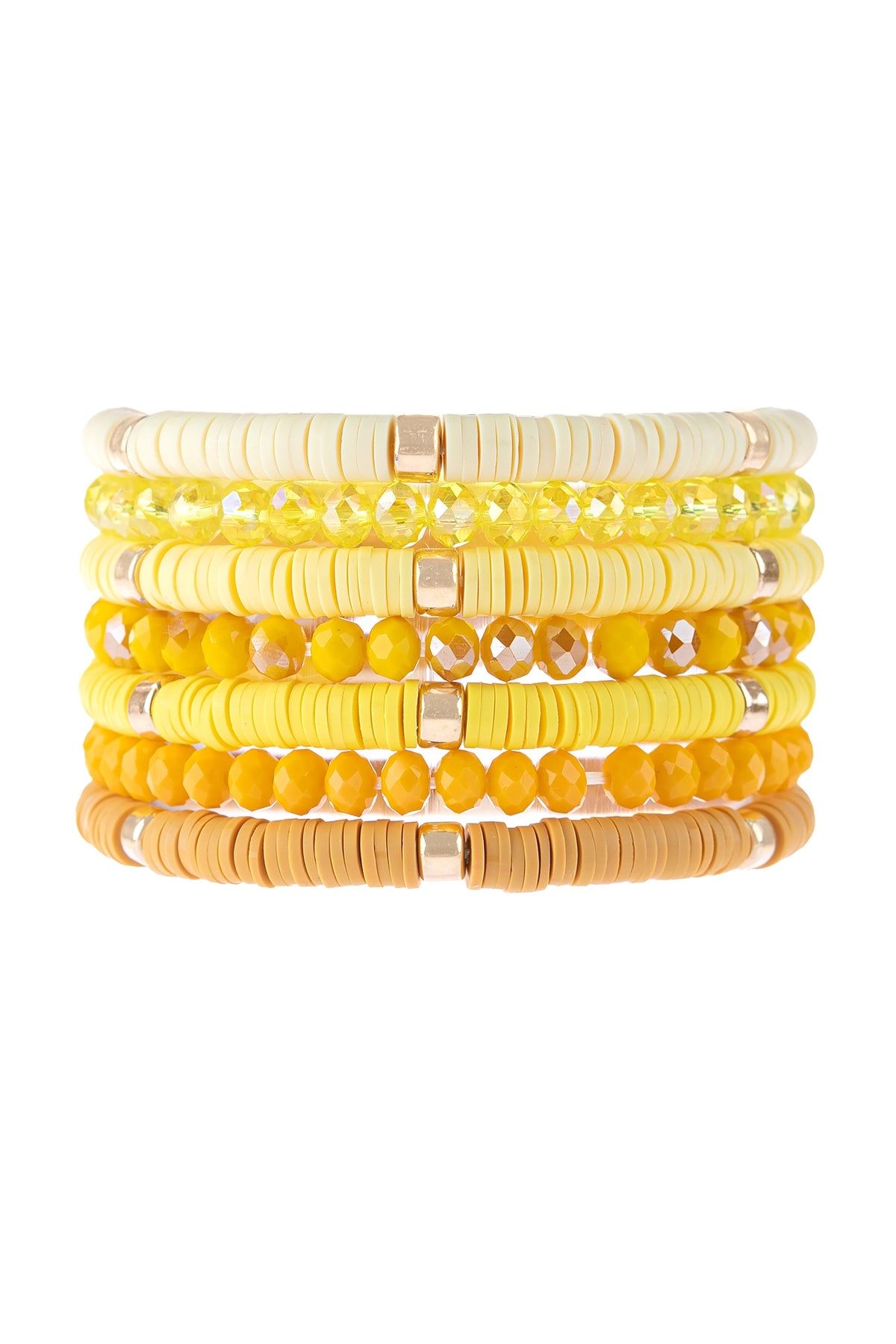 Multi Line Ring Beaded Bracelet