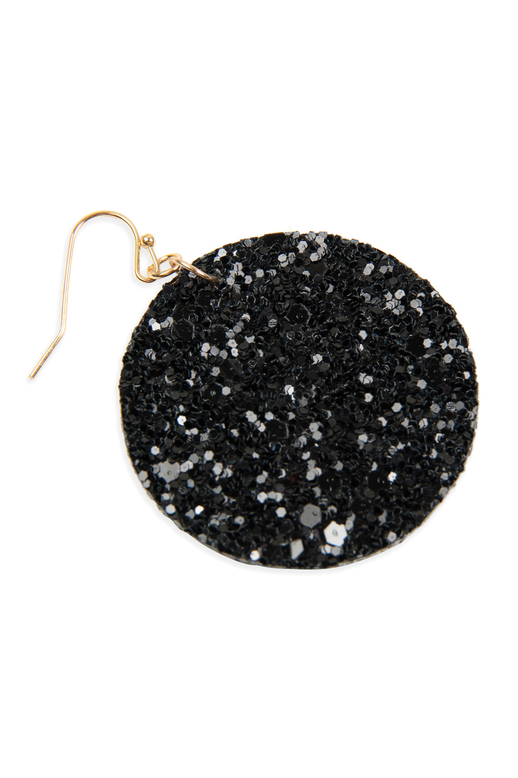 Sequin Circle Drop Earrings