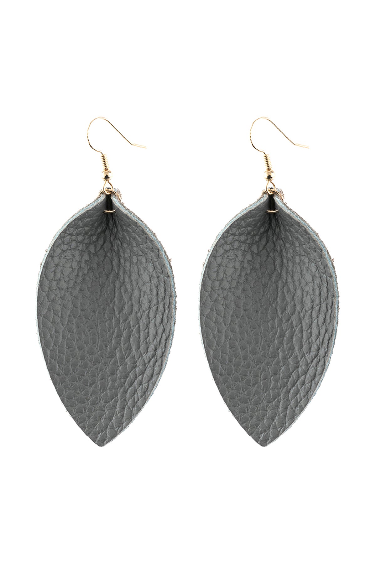 Pinched Teardrop Hoop Drop Earrings