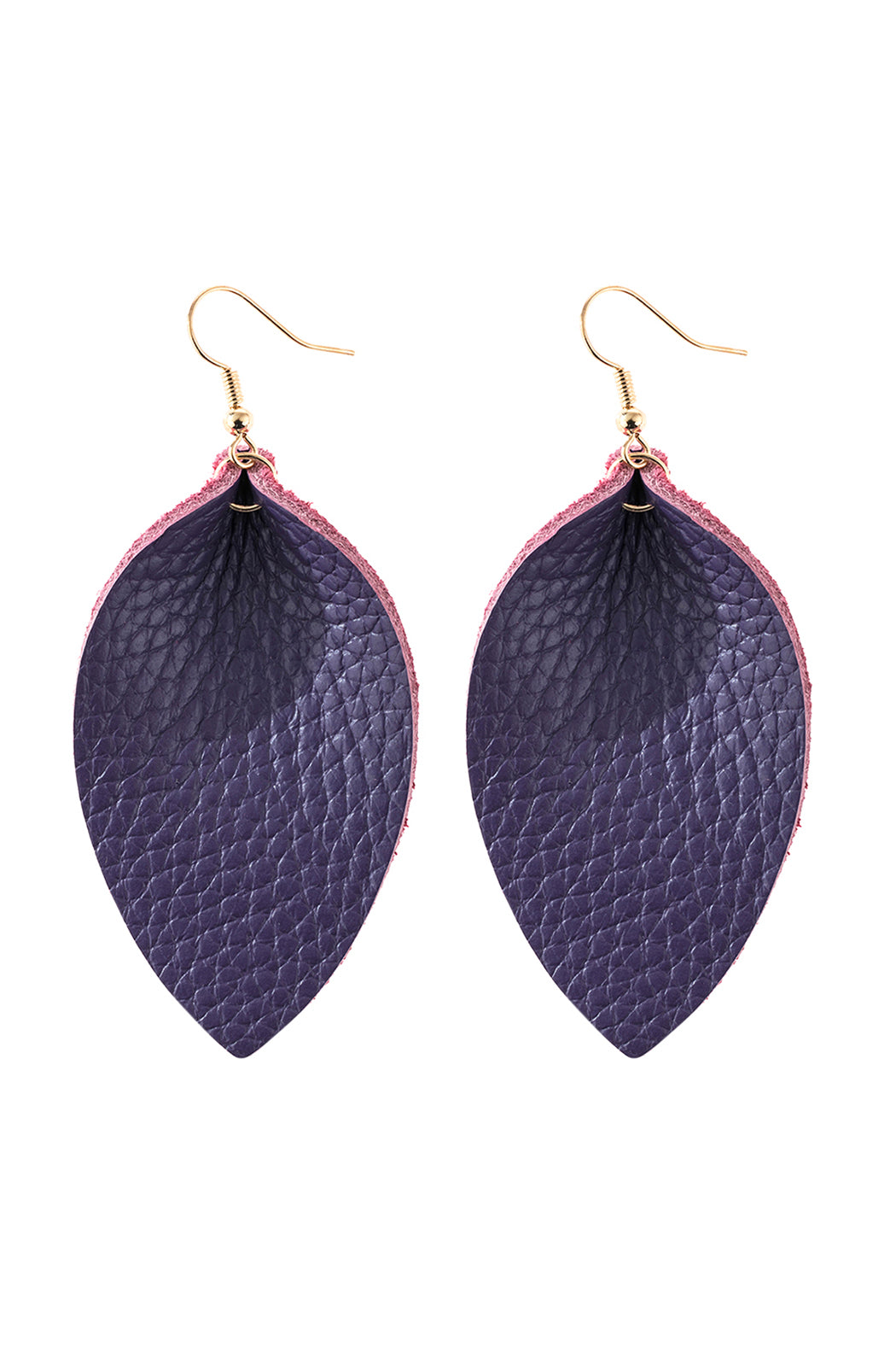 Pinched Teardrop Hoop Drop Earrings / 1PAIRS