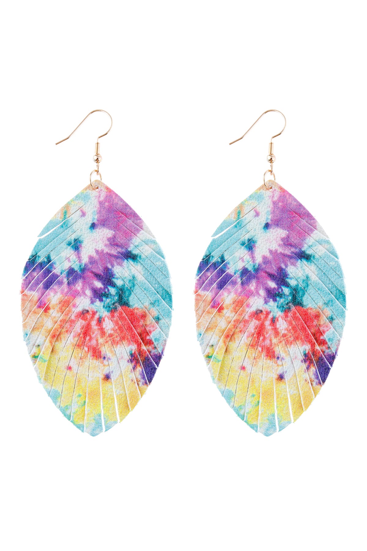 Multi Color 4 Vibrant Colors Drop Earrings