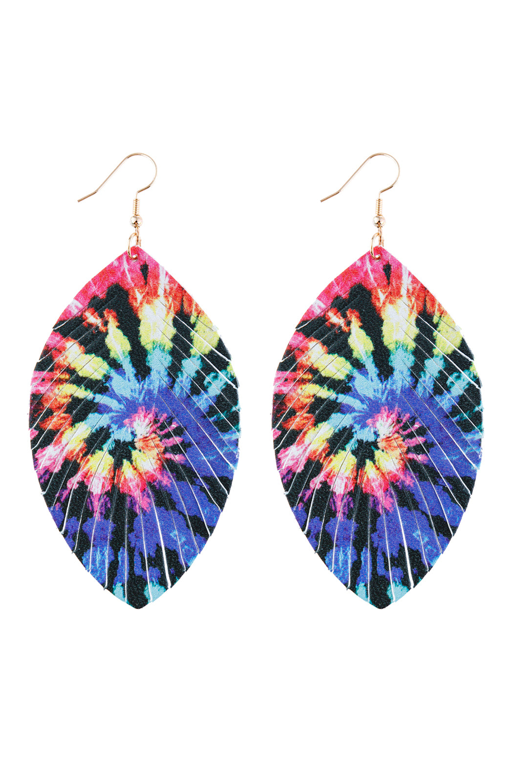 Multi Color 5 Vibrant Colors Drop Earrings