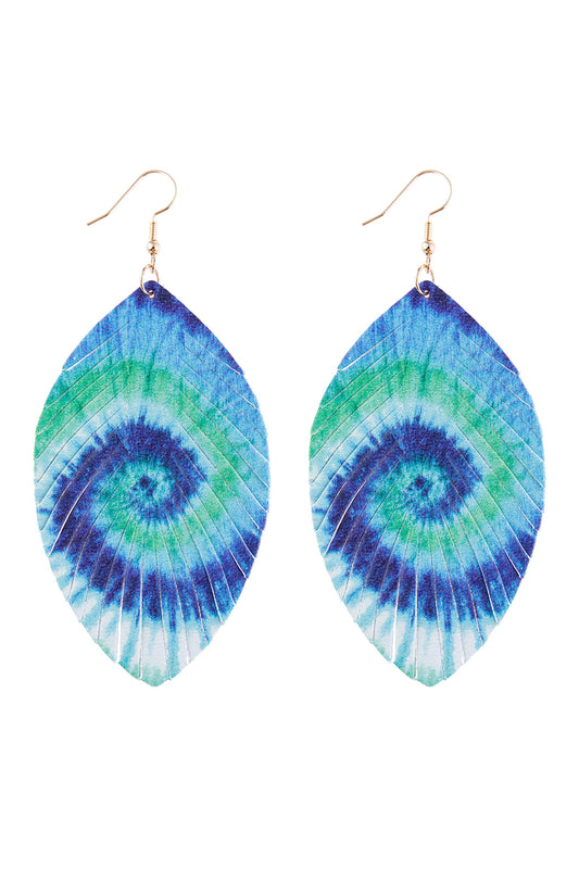 Multi Color 6 Vibrant Colors Drop Earrings