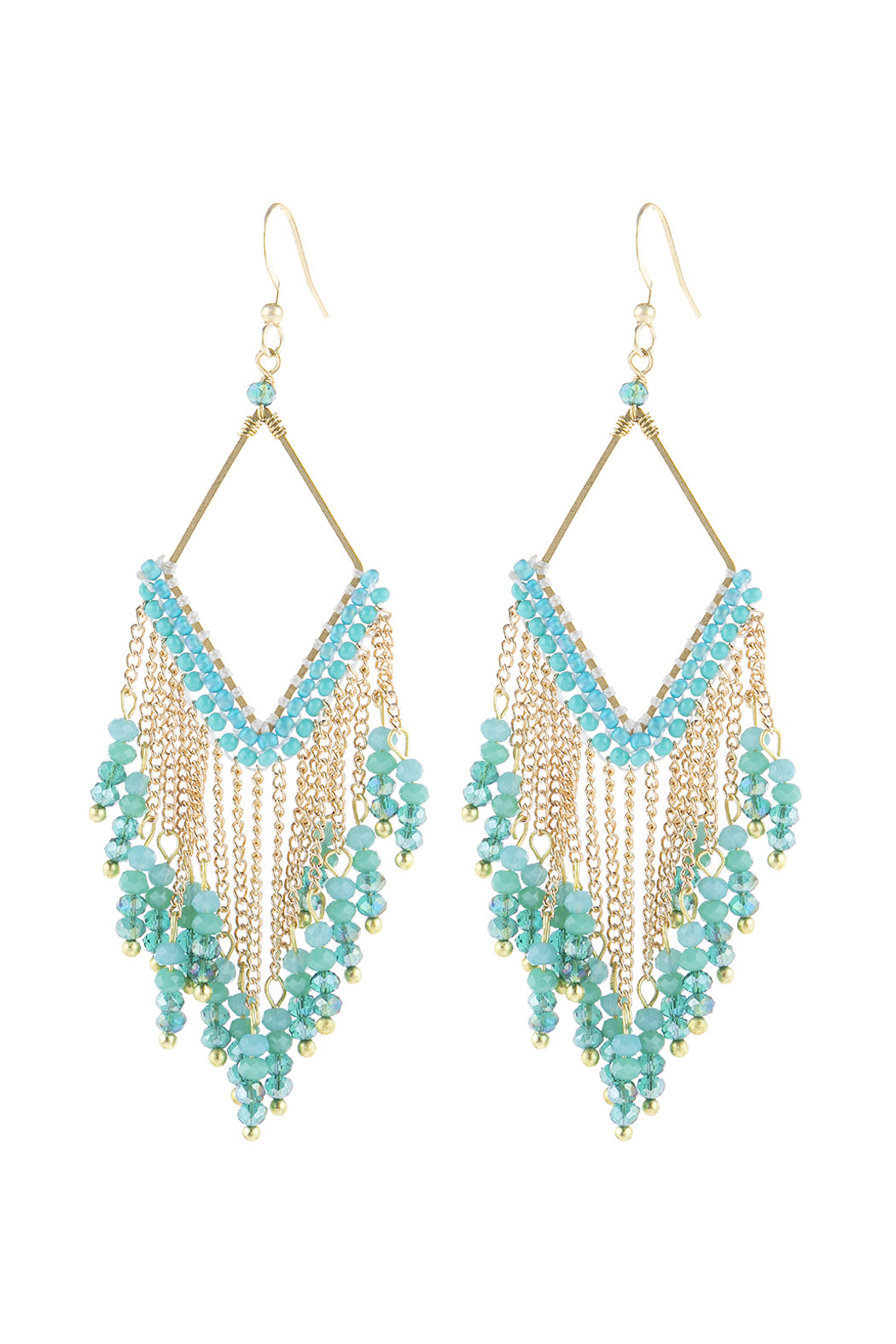 Dangle Beaded Earrings Turt2uoise