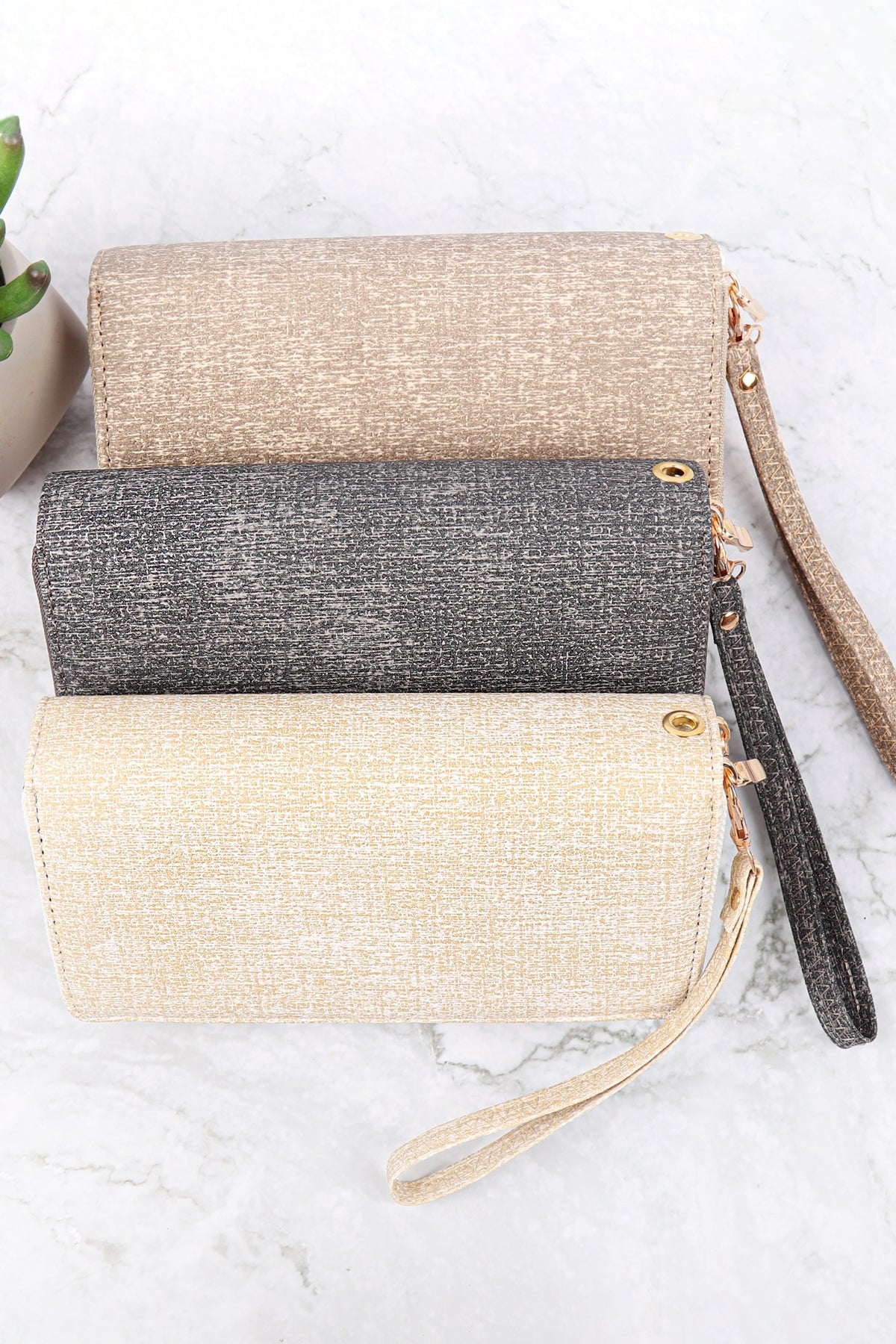 Double Zipper Fashion Wallet