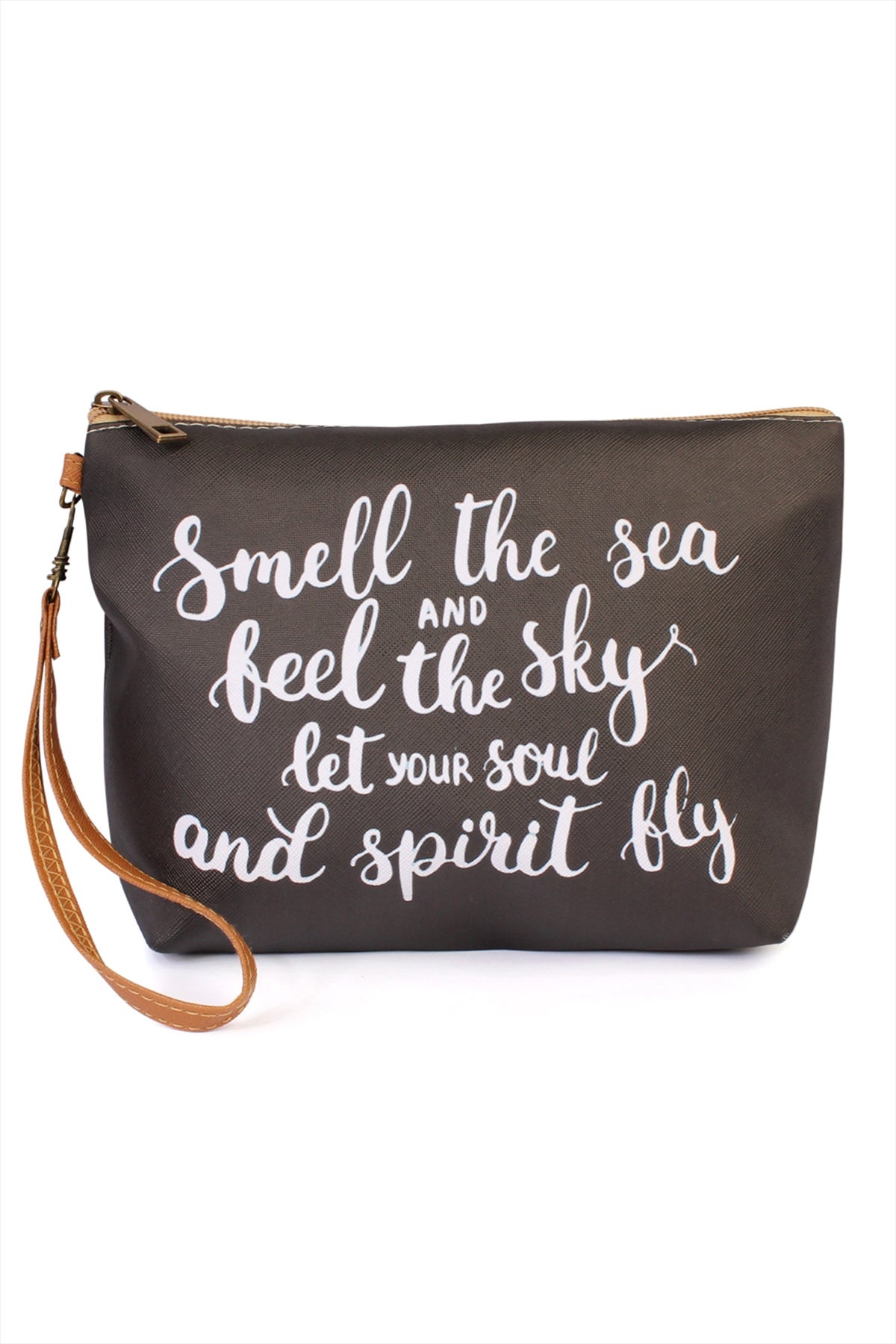 "Smell the Sea" Wristlet Make Up Bag