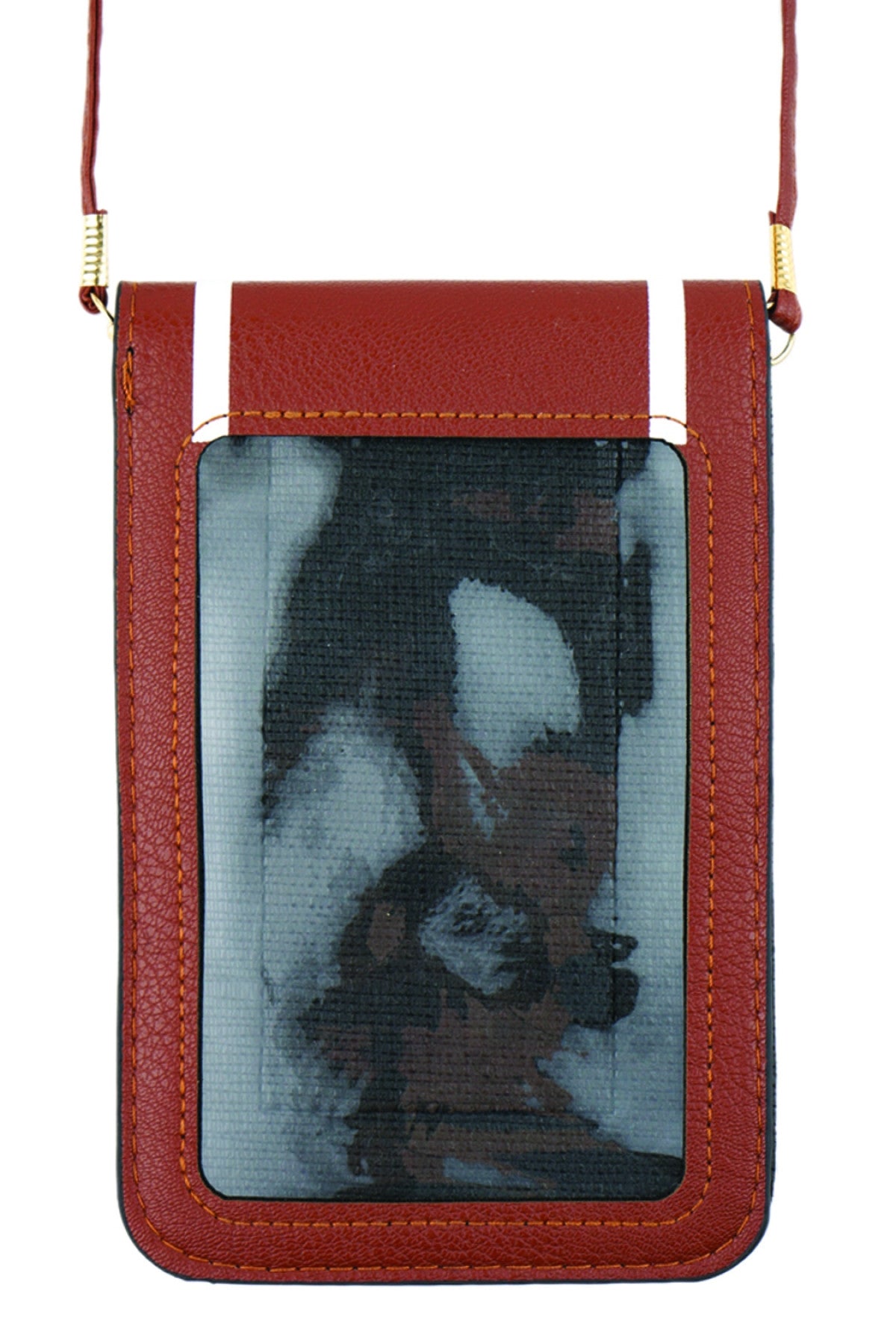Football Cellphone Transparent Crossbody Bag