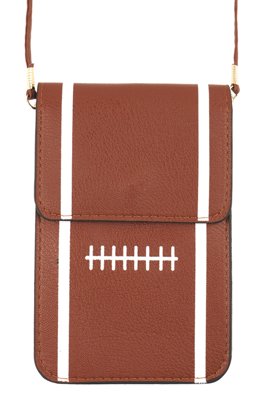 Football Cellphone Transparent Crossbody Bag