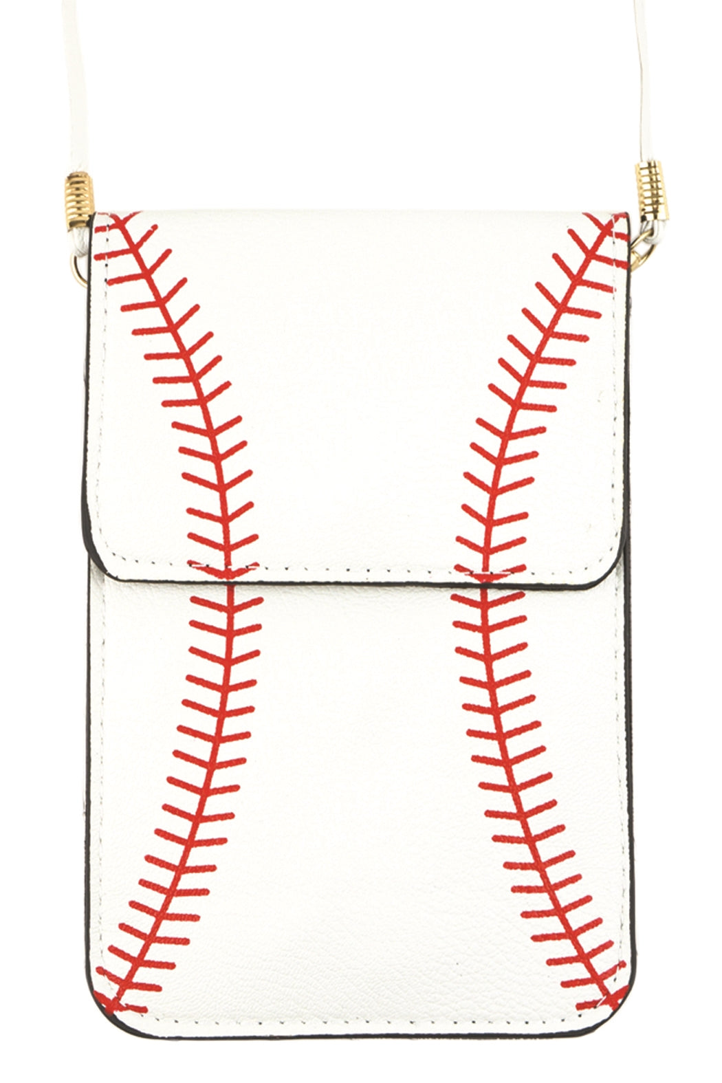 Baseball Cellphone Transparent Crossbody Bag