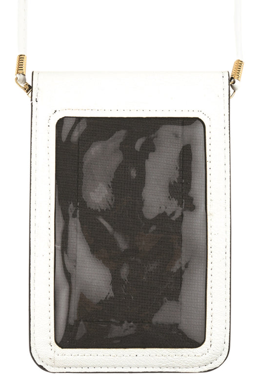 Baseball Cellphone Transparent Crossbody Bag