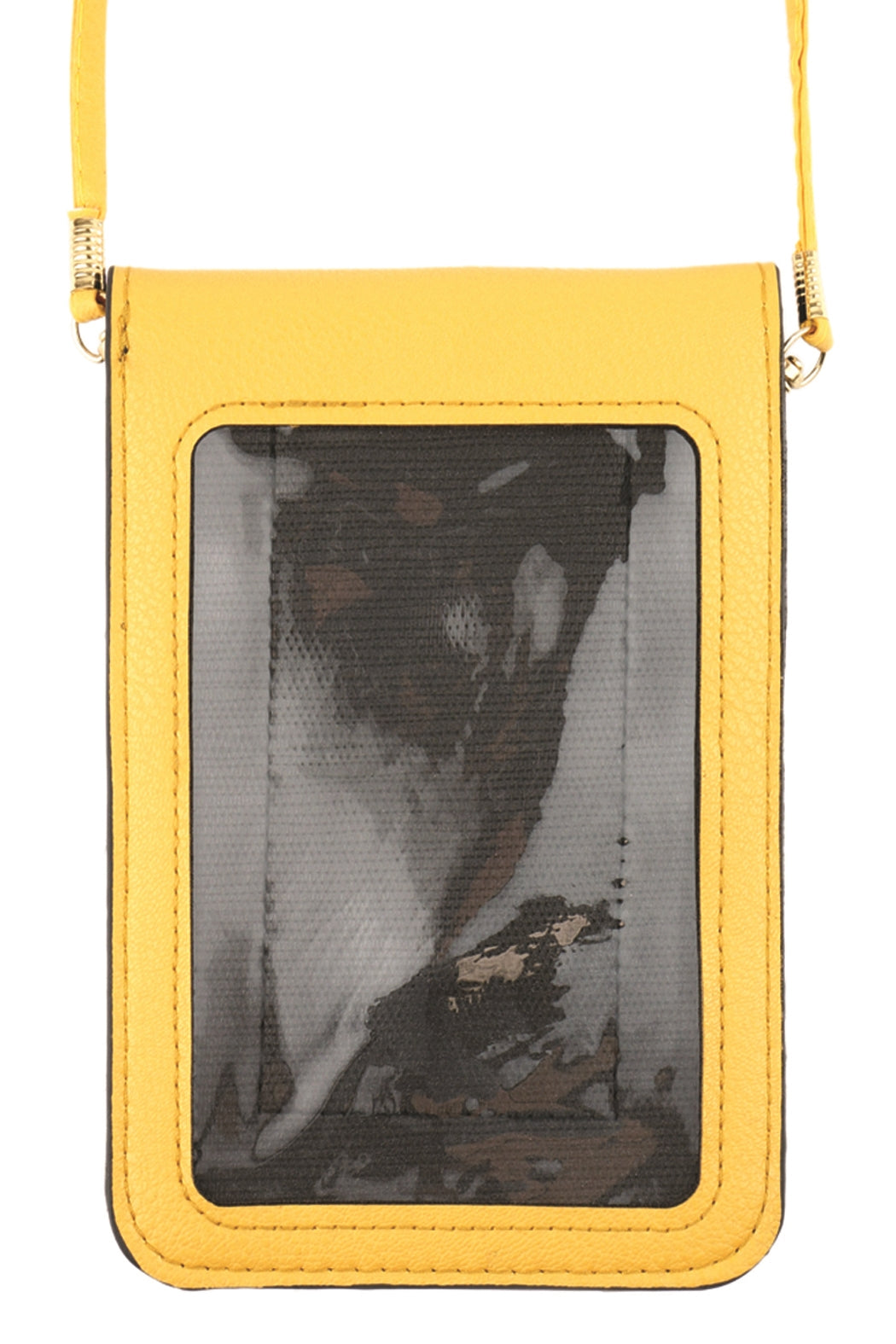 Baseball Cellphone Transparent Crossbody Bag