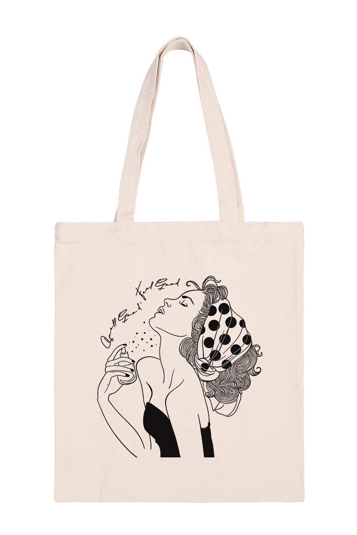 Smell Good Feel Good Minimalist Fashion Tote Bag