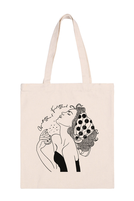 Smell Good Feel Good Minimalist Fashion Tote Bag