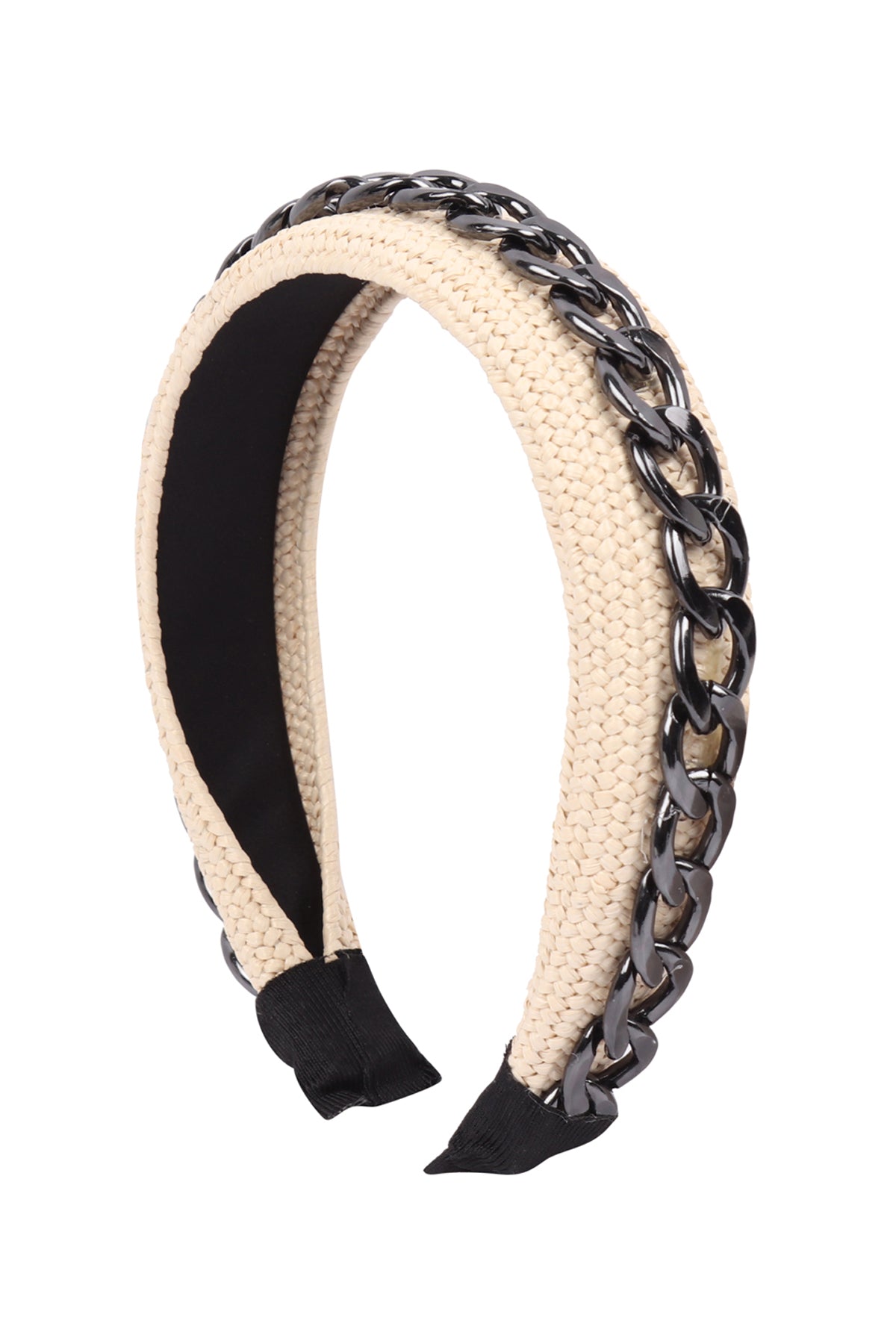 Chain Accent Head Band - Hair Accessory