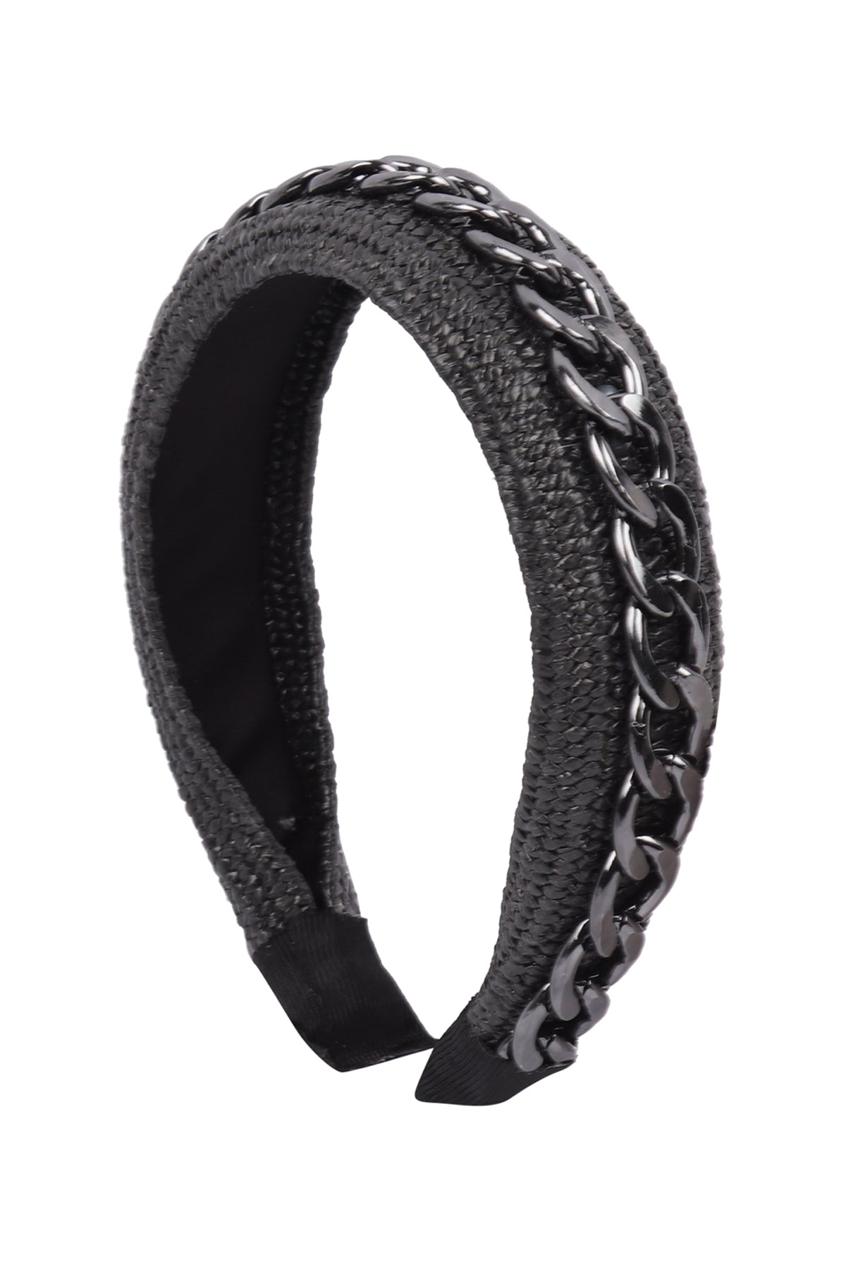 Chain Accent Head Band - Hair Accessory