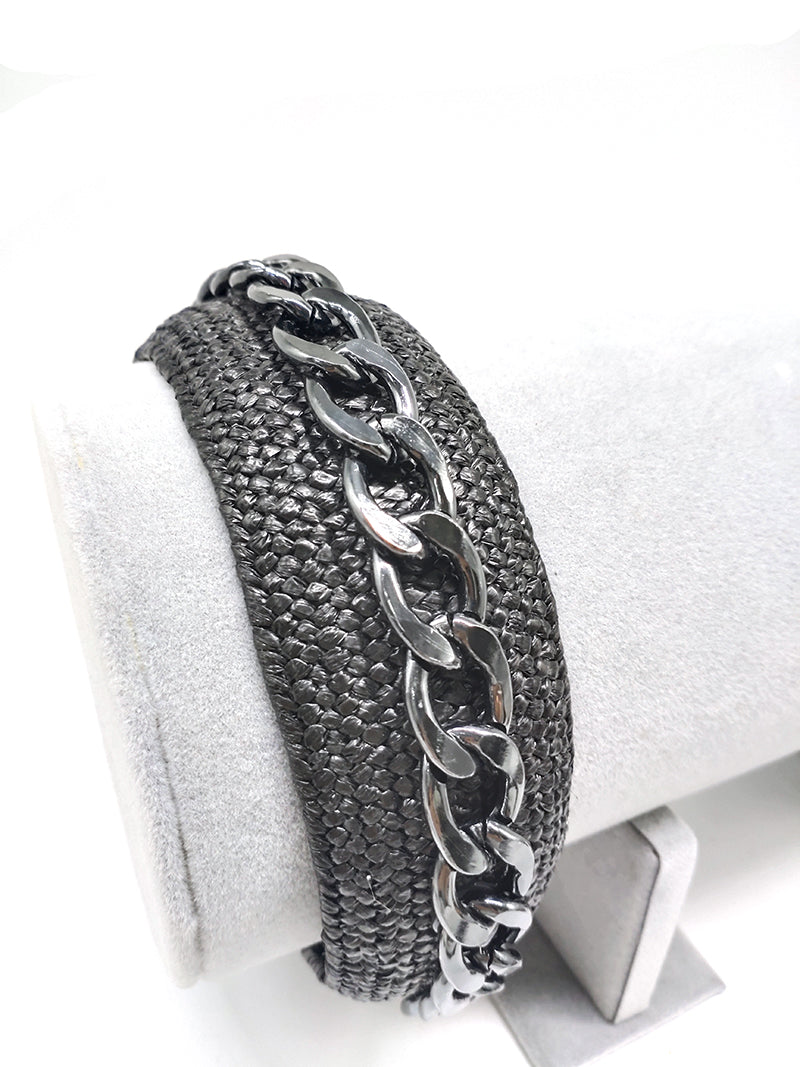 Chain Accent Head Band - Hair Accessory
