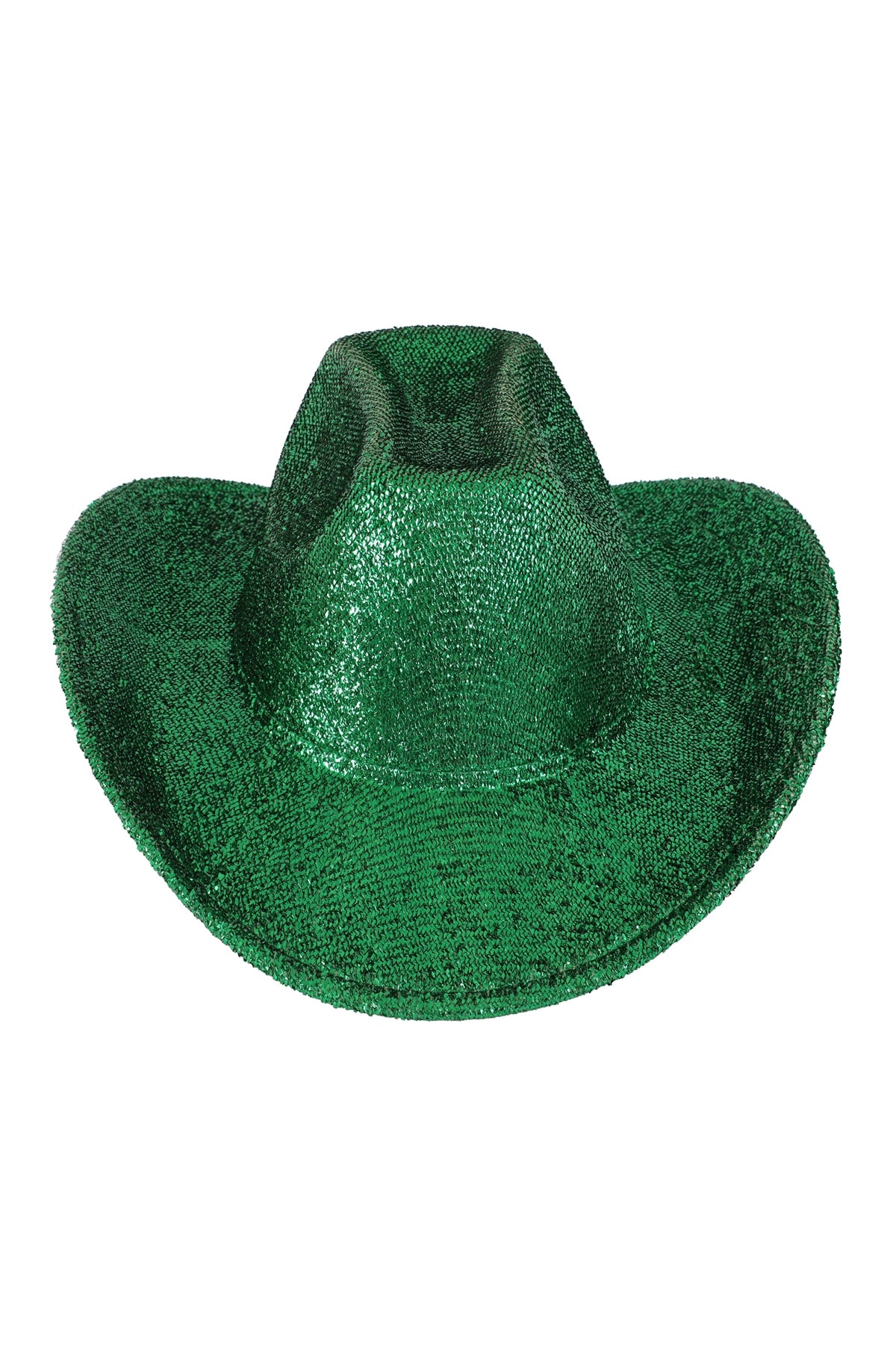 Glitter Solid Color Fedora Hat