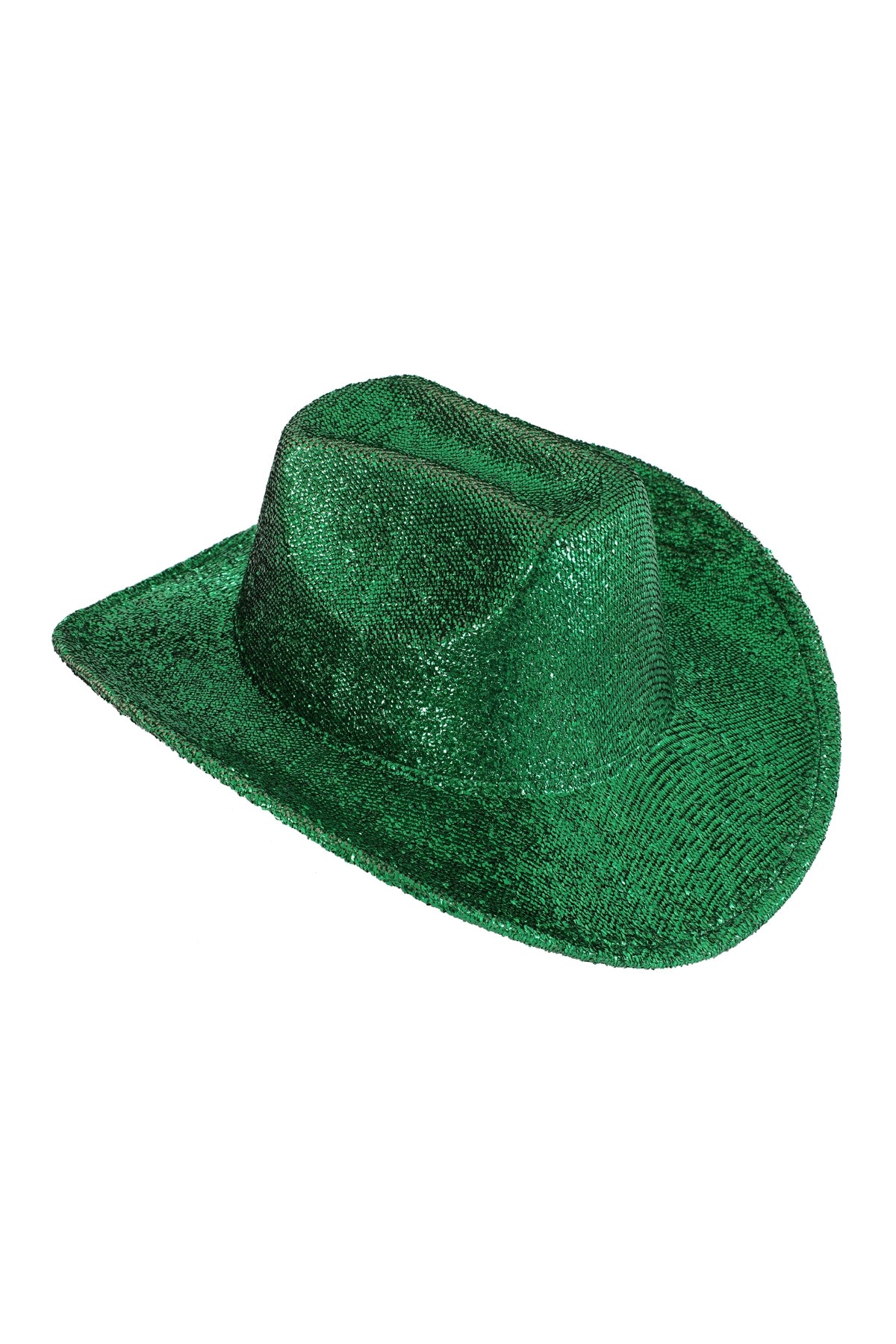 Glitter Solid Color Fedora Hat