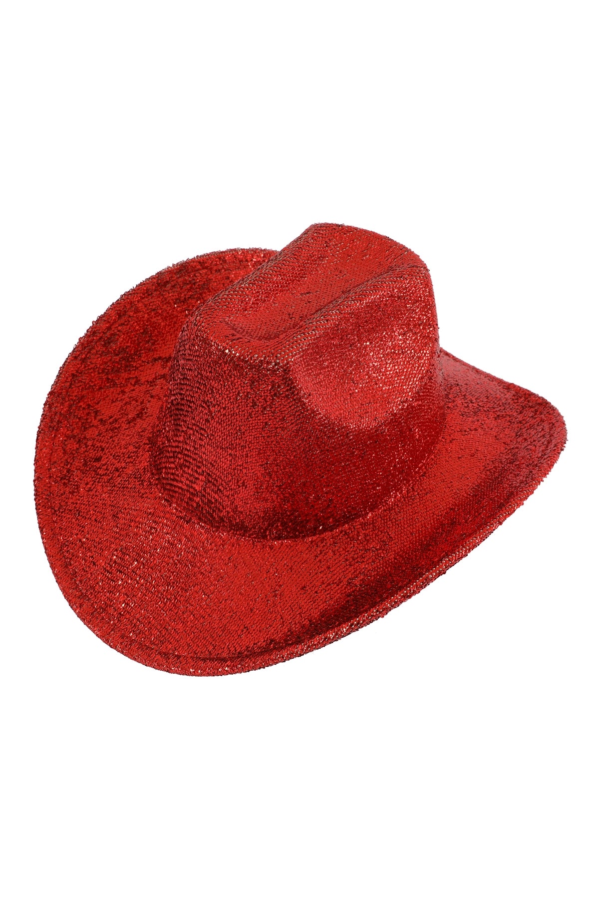 Glitter Solid Color Fedora Hat