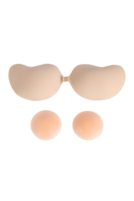 Bra  Invinsible Strapless Double Push Up With Nipple Cover