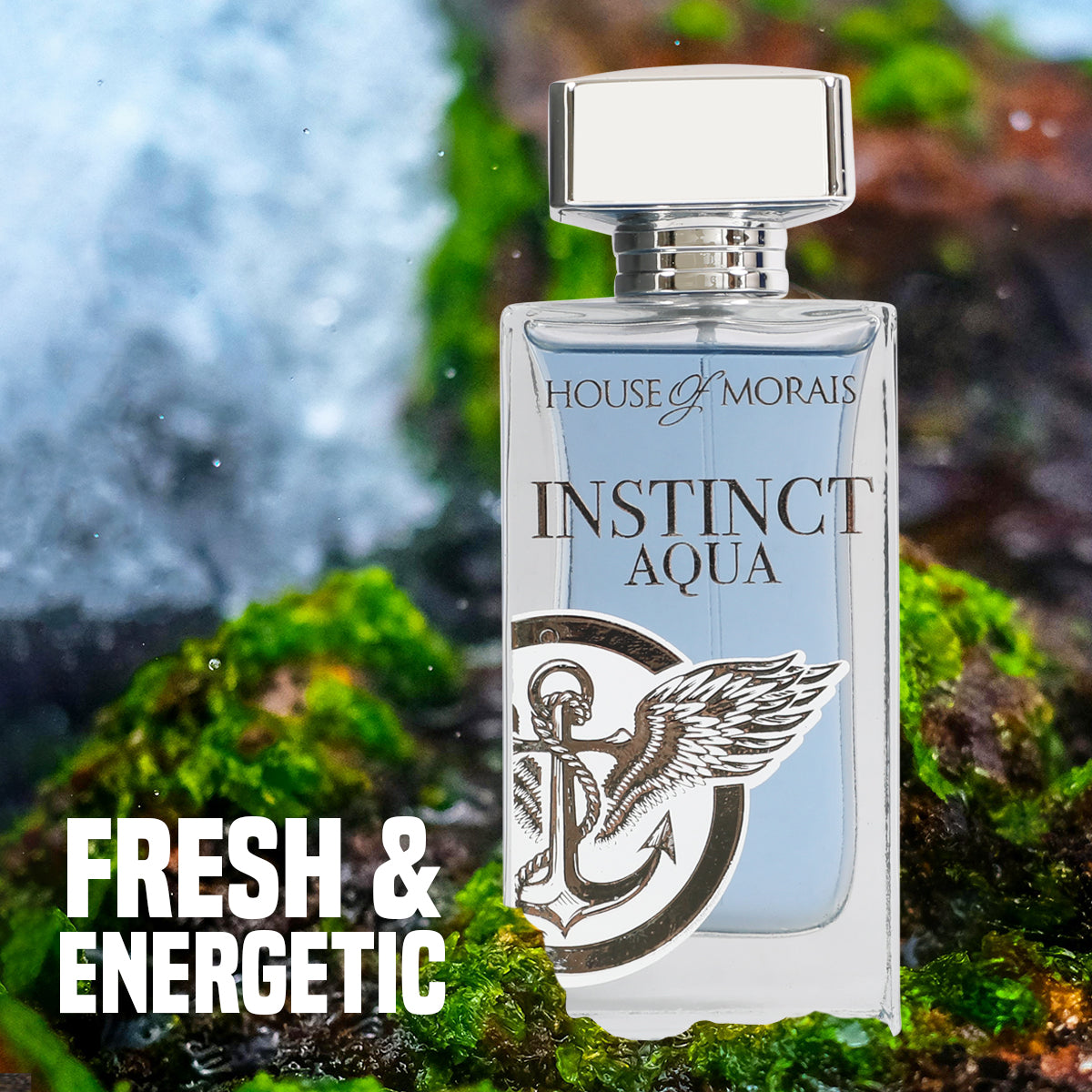 Instinct Aqua  Spray Perfume Eau De Parfum For Men - 100ML/3.4FL.OZ./3PCS