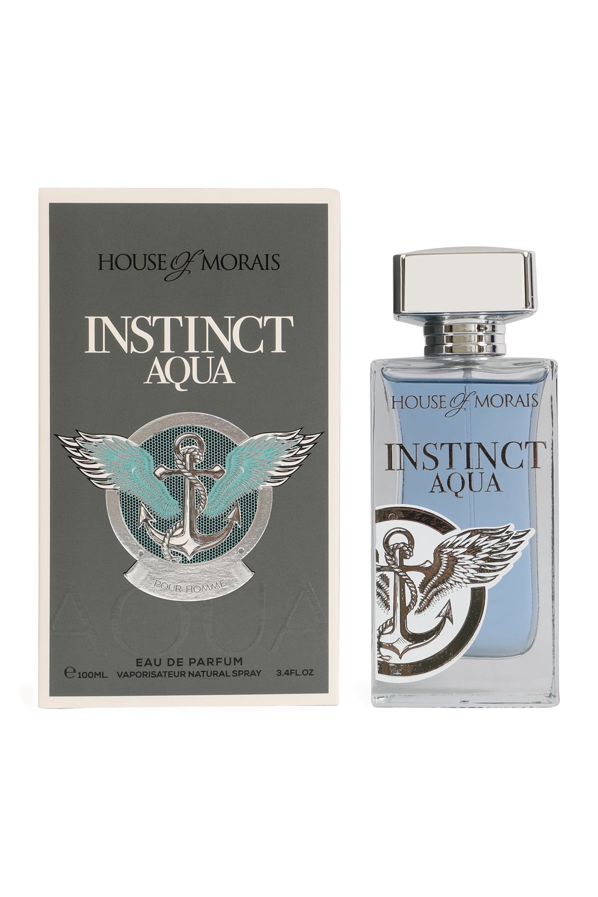 Instinct Aqua  Spray Perfume Eau De Parfum For Men - 100ML/3.4FL.OZ./3PCS