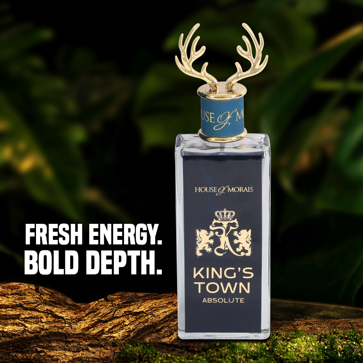 King's Town Absolute Spray Perfume Eau De Parfum For Men - 100ML/3.4FL.OZ./3PCS