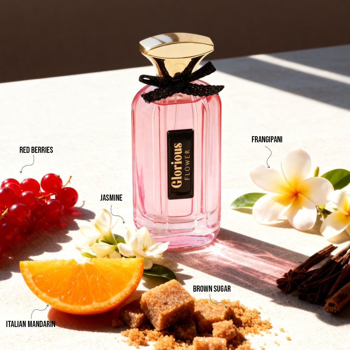 Glorious Flower Spray Perfume Eau De Parfum For Women - 100ML/3.4FL.OZ./3PCS