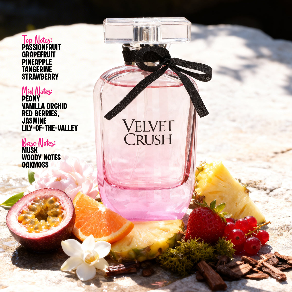Velvet Crush Pour Femme Spray Perfume Eau De Parfum For Women - 100ML/3.4FL.OZ./3PCS